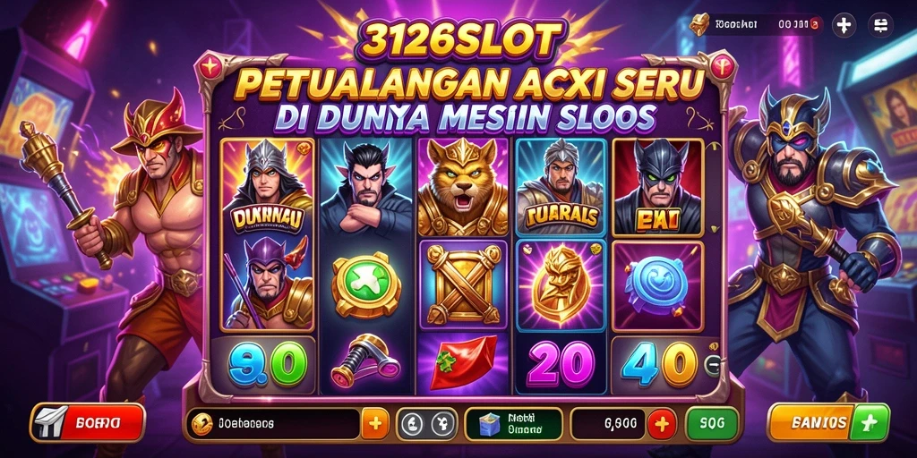 Screenshot gameplay <strong>3126SLOT</strong> dengan aksi mendebarkan dan visual yang memikat.