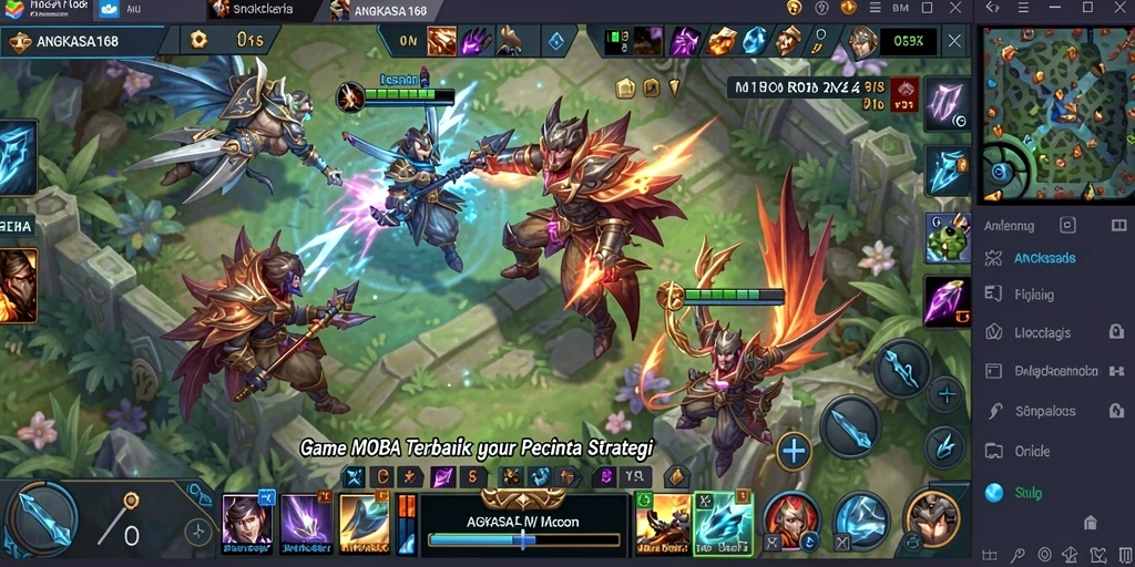 Tampilan gameplay mendebarkan dari ANGKASA168 dengan aksi seru dan strategi tim.