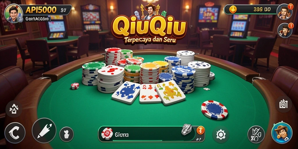 Tampilan gameplay QiuQiu yang menarik dan seru.