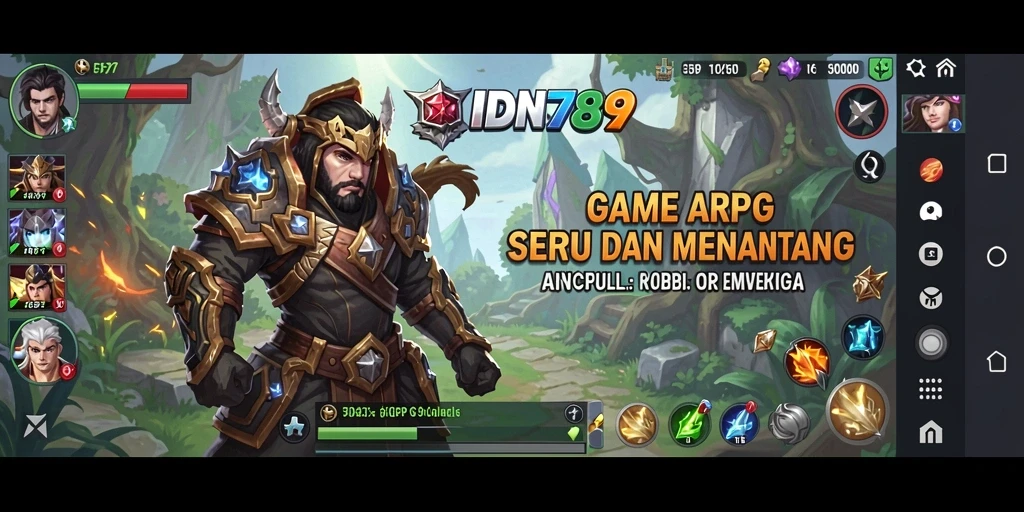 Tampilan gameplay IDN789 yang menakjubkan dengan aksi bertarung yang seru.