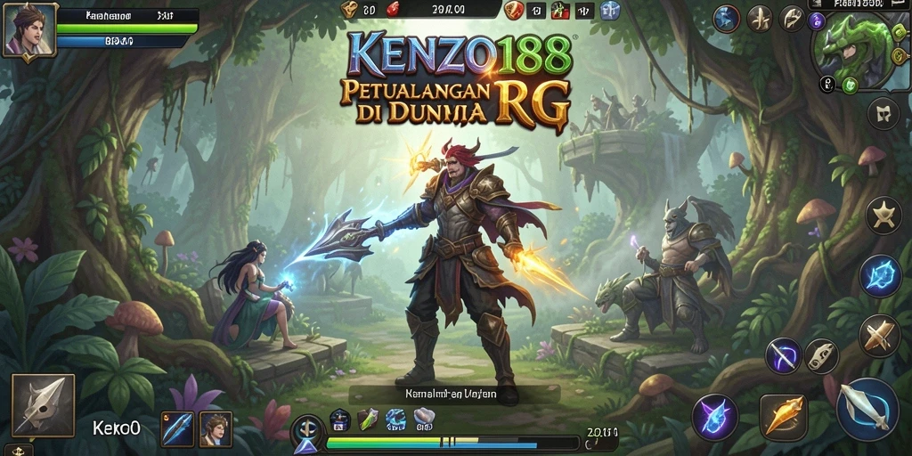 Gameplay KENZO188 yang seru dan menantang di dunia RPG.