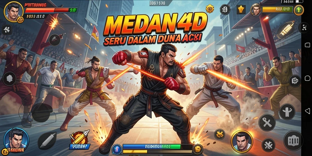 Tampilan gameplay seru dari MEDAN4D yang penuh aksi.