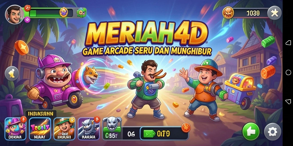 Screenshot gameplay MERIAH4D yang menunjukkan keseruan bermain.