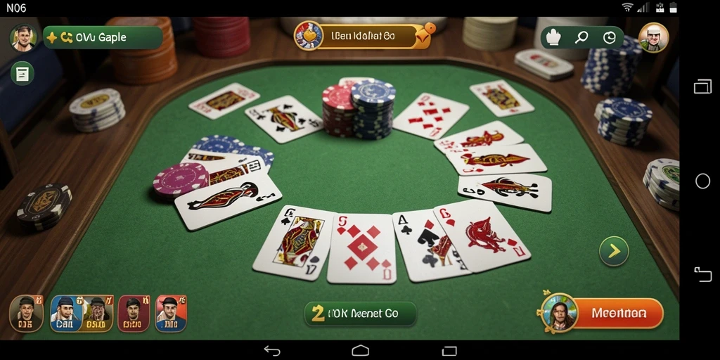 Gameplay Gaple yang seru dan interaktif di N06.