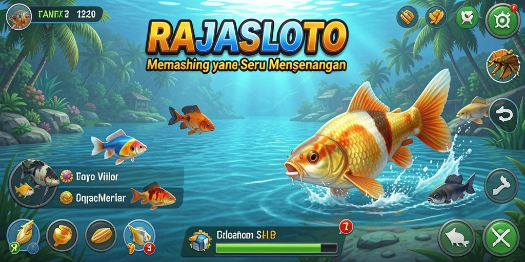 Tangkapan ikan besar di gameplay RAJASLOTO yang menegangkan.