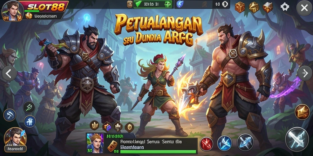 Tampilan gameplay SLOT88 yang mengagumkan dan penuh warna.