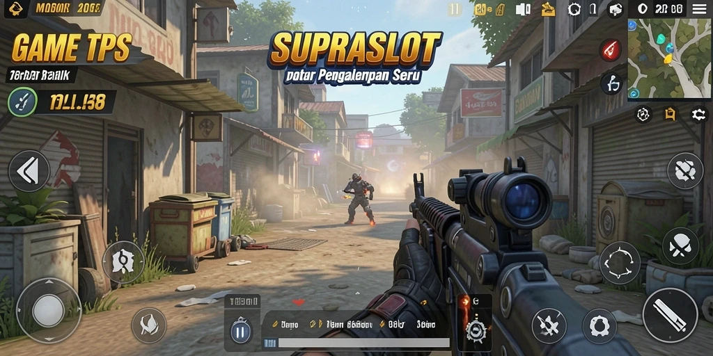 Tampilan gameplay seru dari SUPRASLOT yang mendebarkan.
