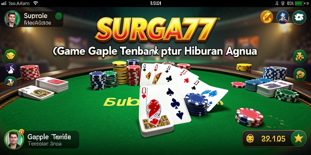 Tampilan gameplay menarik dari SURGA77 yang bisa dimainkan kapan saja.