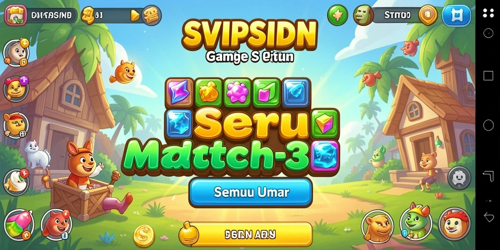 Tampilan gameplay SVIPSIDN yang seru dan menawan.